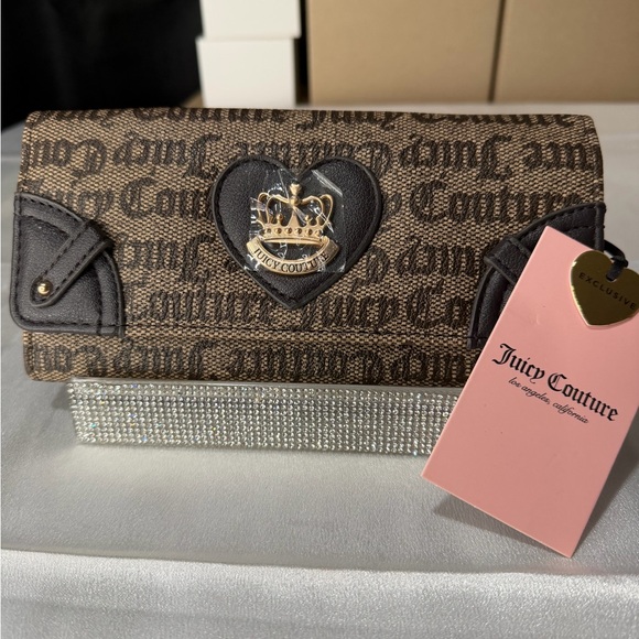 Juicy Couture Handbags - Juicy couture brown and black long wallet